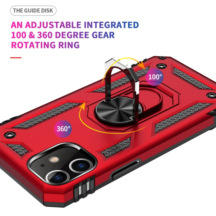 RING ARMOR Tvrdený kryt pre Apple iPhone 12 mini - zlatý