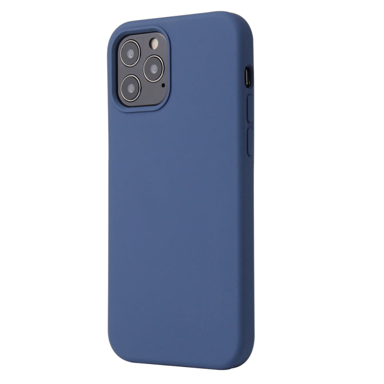 MATT Silikónový obal pre Apple iPhone 12 mini - modrý