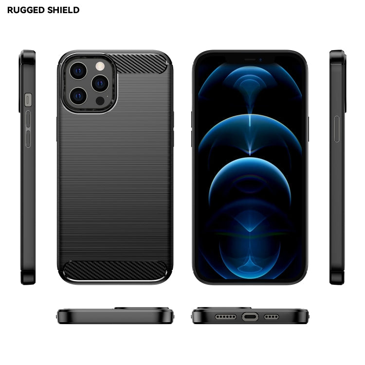 CARBON Zadný obal pre Apple iPhone 12 Pro Max - čierny