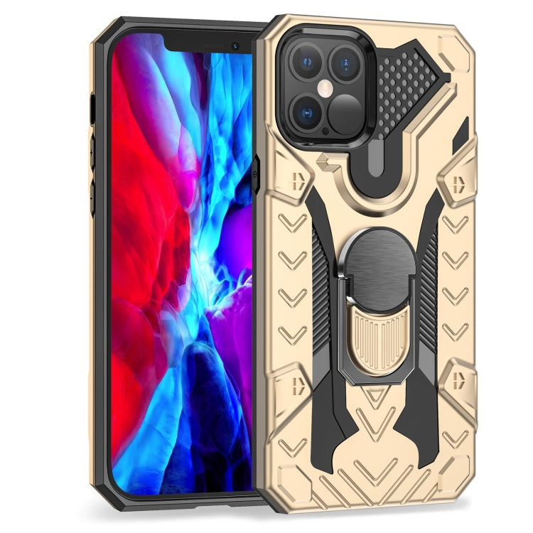 HOLDER ARMOR Tvrdený kryt pre Apple iPhone 12 Pro Max - zlatý