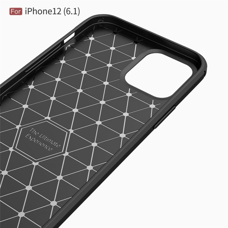 CARBON Zadný obal pre Apple iPhone 12 / iPhone 12 Pro - modrý