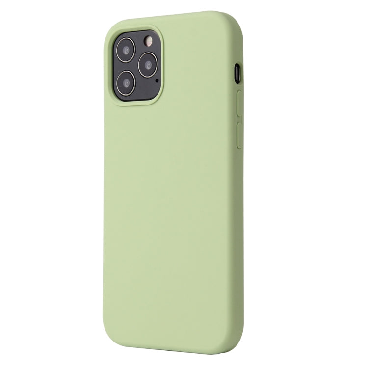 MATT Silikónový obal pre Apple iPhone 12 / iPhone 12 Pro - zelený