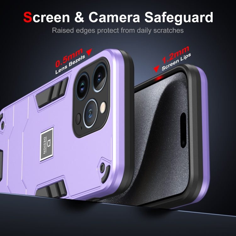 HOLDER ARMOR Tvrdený kryt pre Apple iPhone 13 Pro Max - fialový