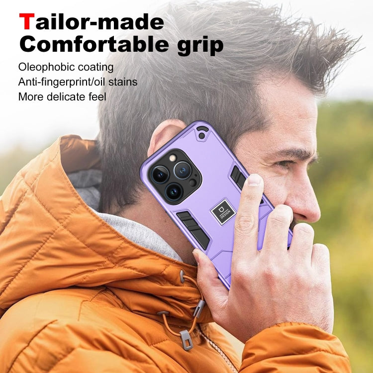 HOLDER ARMOR Tvrdený kryt pre Apple iPhone 13 Pro Max - fialový
