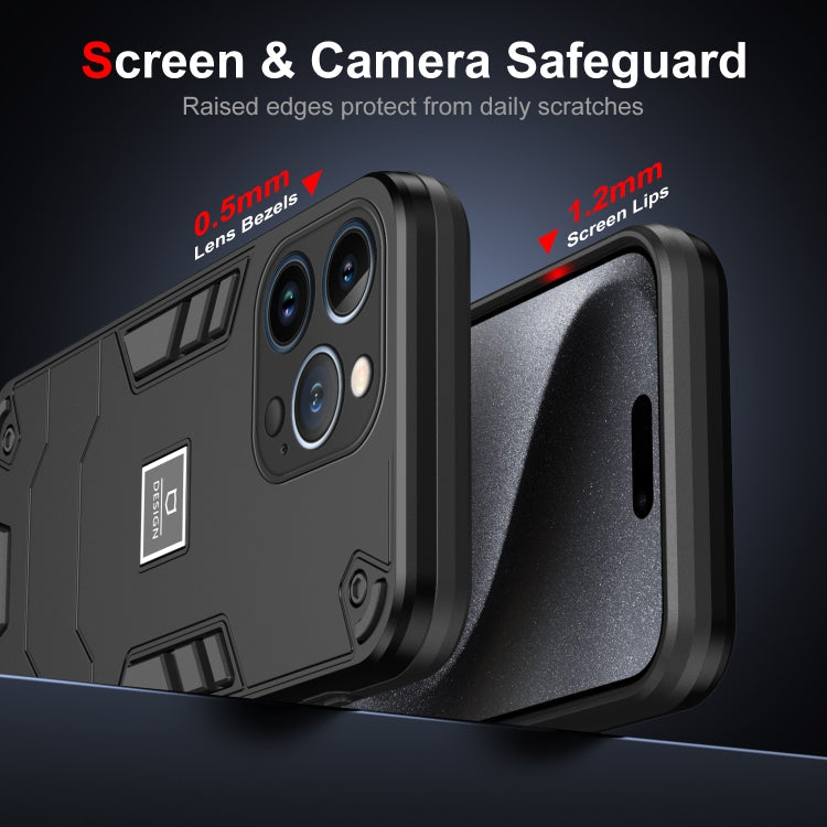HOLDER ARMOR Tvrdený kryt pre Apple iPhone 13 Pro Max - čierny