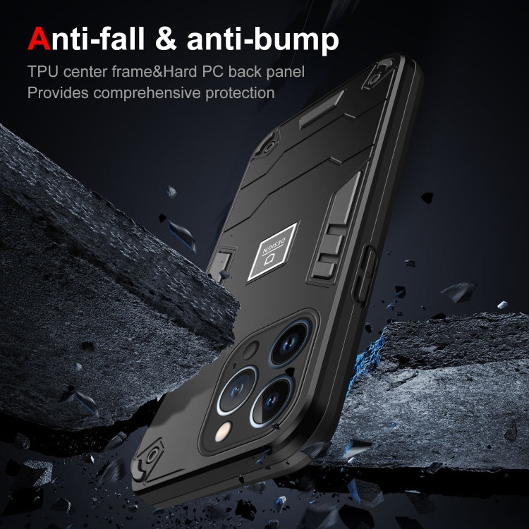HOLDER ARMOR Tvrdený kryt pre Apple iPhone 13 Pro Max - čierny