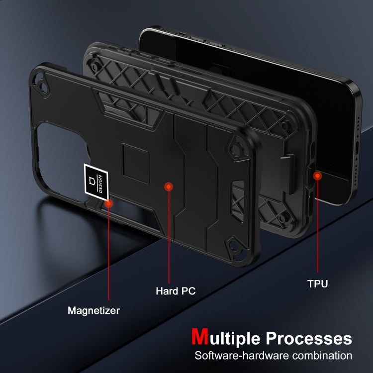HOLDER ARMOR Tvrdený kryt pre Apple iPhone 13 Pro Max - čierny