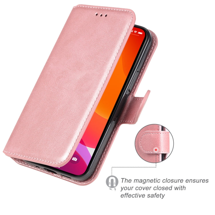 SOLID Knižkové puzdro pre Apple iPhone 13 mini - ružové