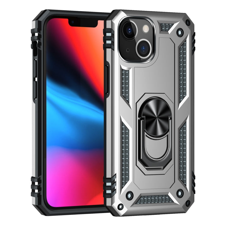 RING ARMOR Tvrdený kryt pre Apple iPhone 13 mini - sivý