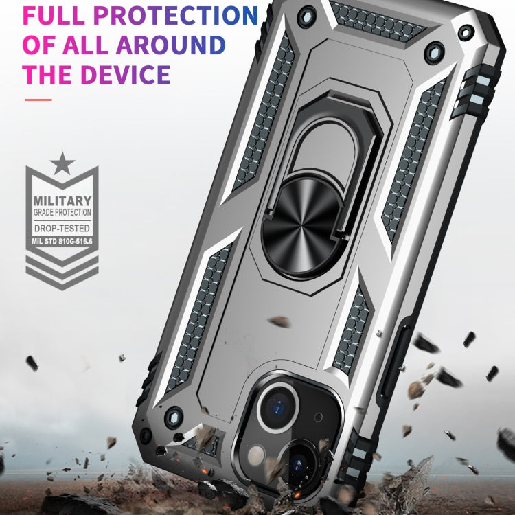 RING ARMOR Tvrdený kryt pre Apple iPhone 13 mini - sivý