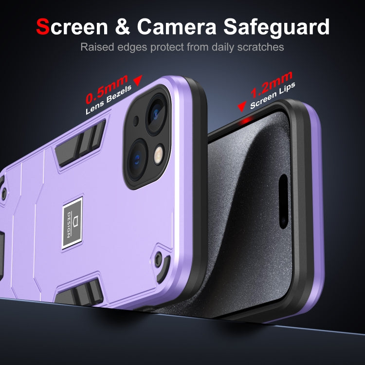 HOLDER ARMOR Tvrdený kryt pre Apple iPhone 13 - fialový