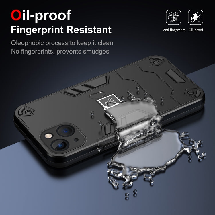 HOLDER ARMOR Tvrdený kryt pre Apple iPhone 13 - čierny