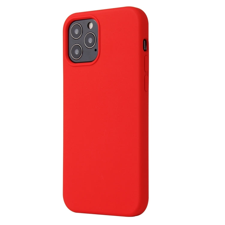 MATT Silikónový obal pre Apple iPhone 13 - červený