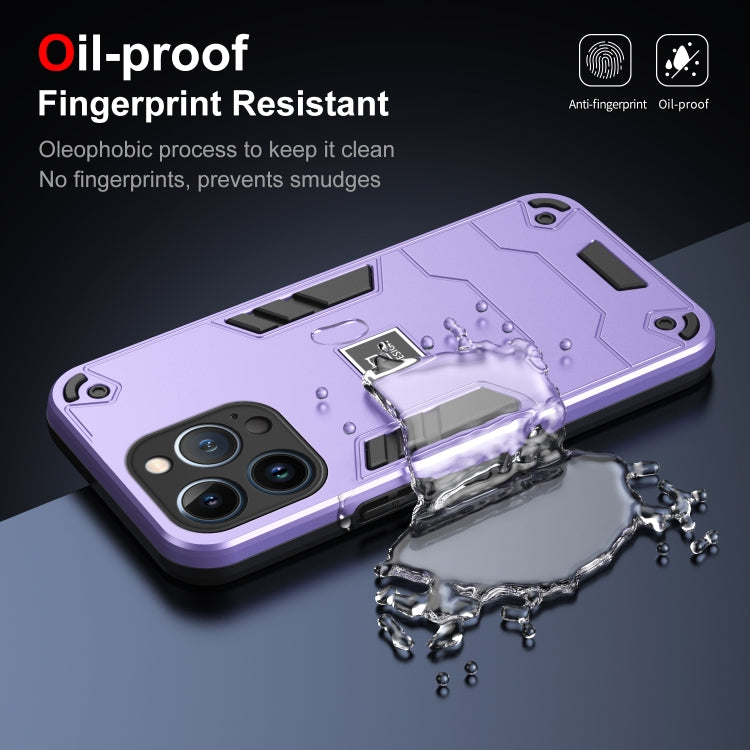 HOLDER ARMOR Tvrdený kryt pre Apple iPhone 13 Pro - fialový