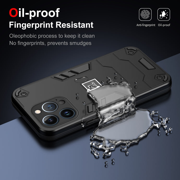 HOLDER ARMOR Tvrdený kryt pre Apple iPhone 13 Pro - čierny