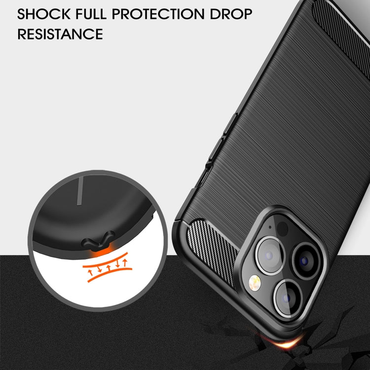 CARBON Zadný obal pre Apple iPhone 13 Pro - modrý