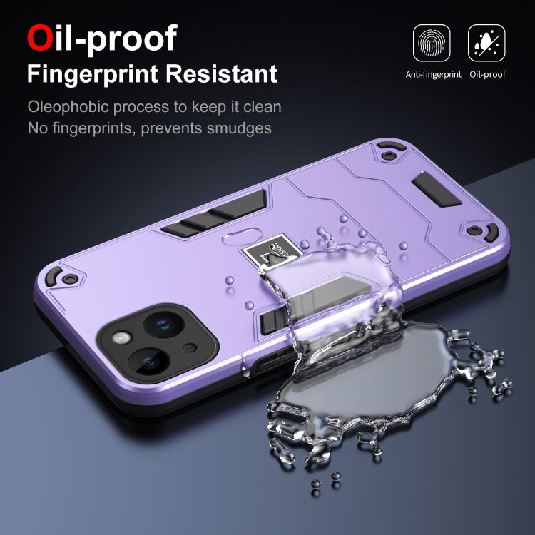 HOLDER ARMOR Tvrdený kryt pre Apple iPhone 14 - fialový