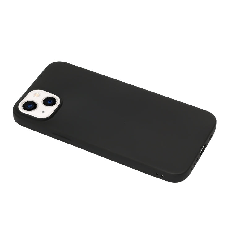 MATT Silikónový obal pre Apple iPhone 14 - čierny