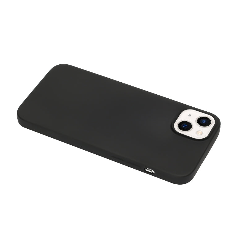 MATT Silikónový obal pre Apple iPhone 14 - čierny