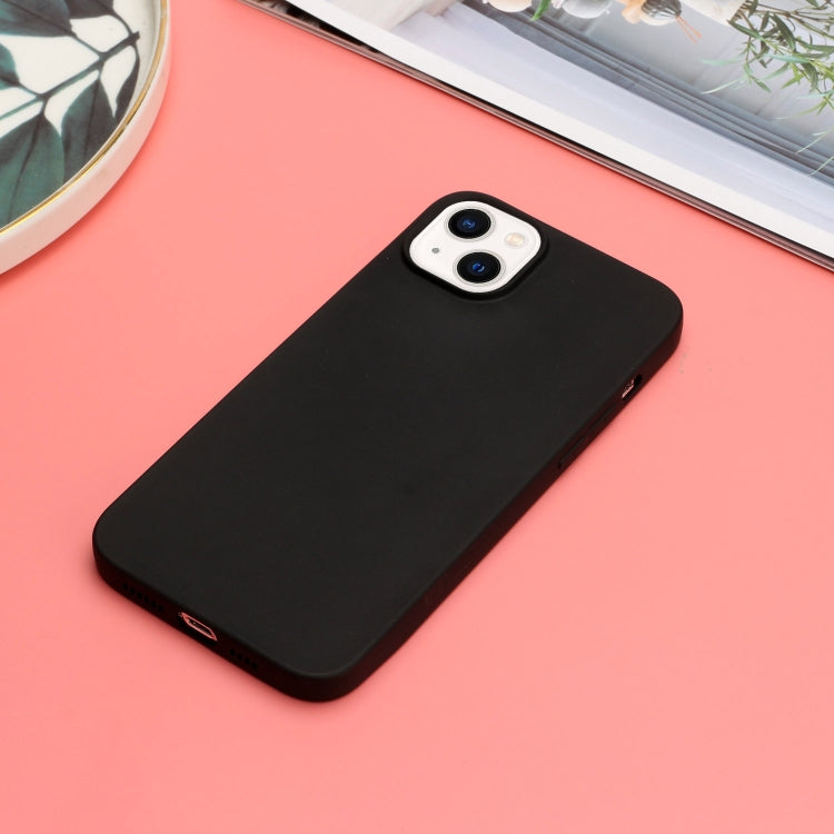 MATT Silikónový obal pre Apple iPhone 14 - čierny