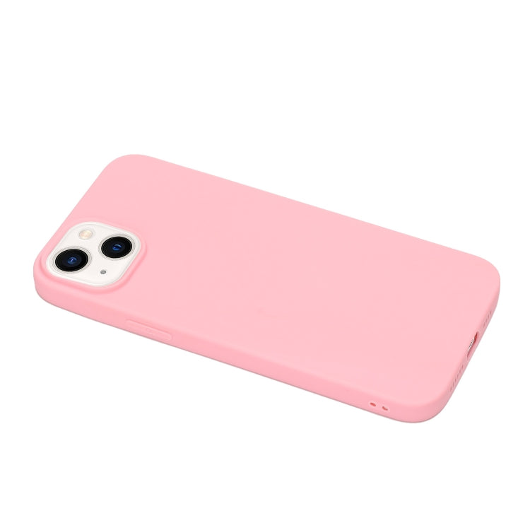 MATT Silikónový obal pre Apple iPhone 14 - ružový
