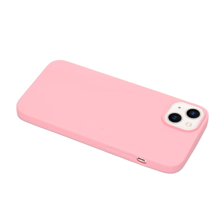 MATT Silikónový obal pre Apple iPhone 14 - ružový