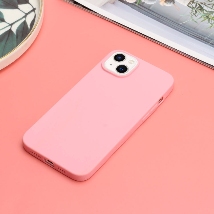 MATT Silikónový obal pre Apple iPhone 14 - ružový