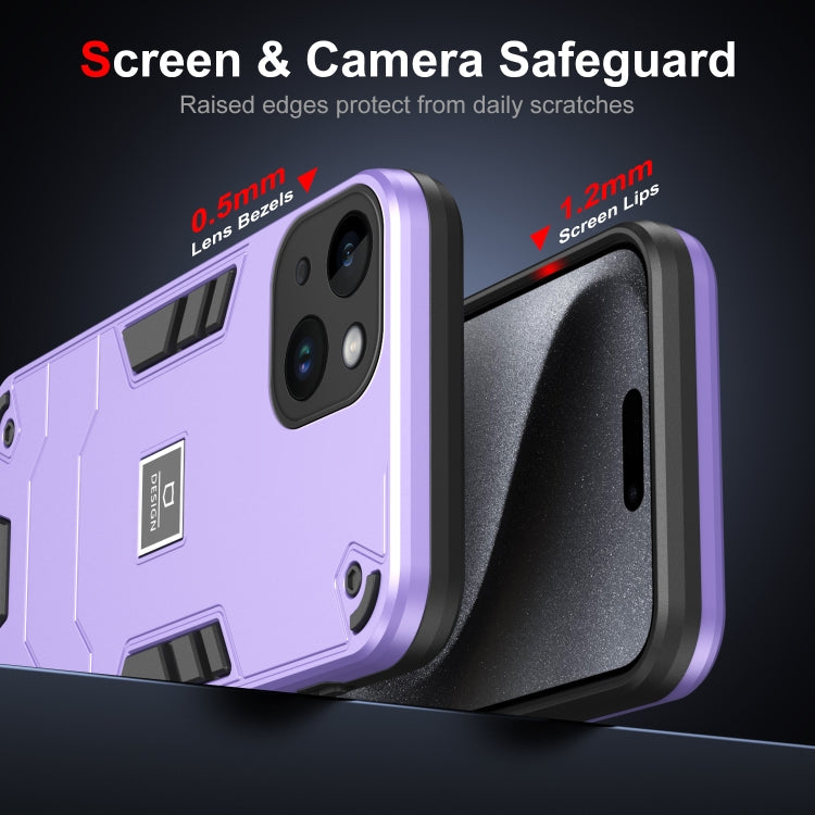 HOLDER ARMOR Tvrdený kryt pre Apple iPhone 14 Plus - fialový