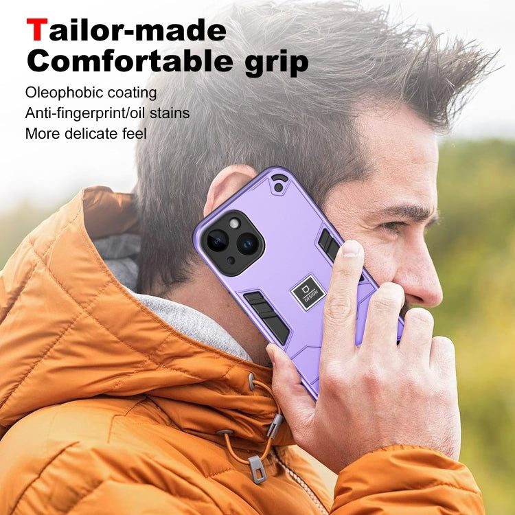 HOLDER ARMOR Tvrdený kryt pre Apple iPhone 14 Plus - fialový