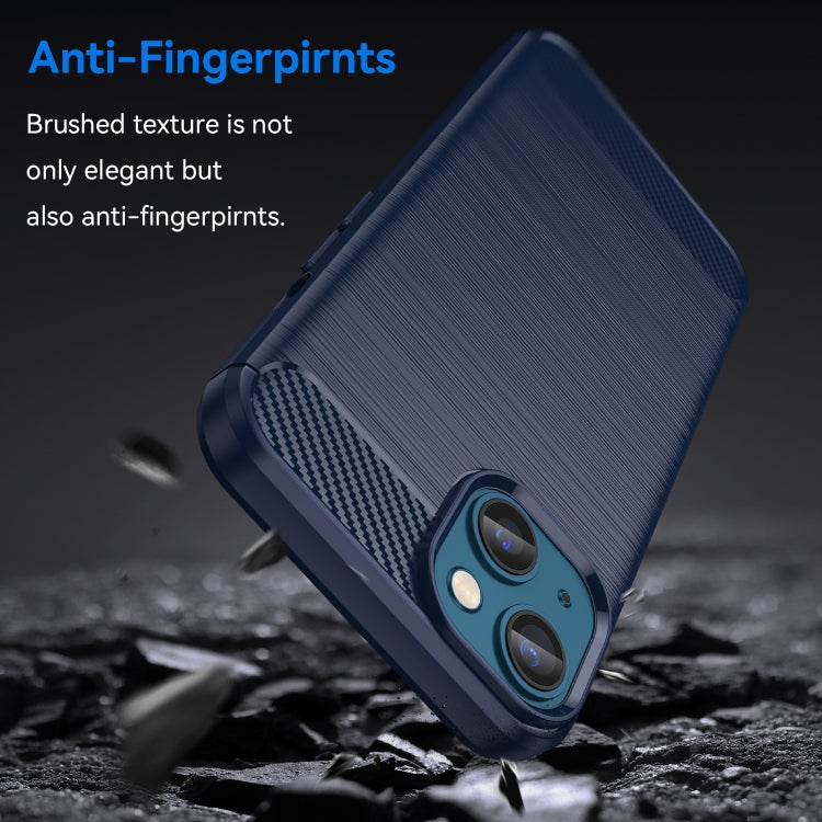 CARBON Zadný obal pre Apple iPhone 14 Plus - modrý