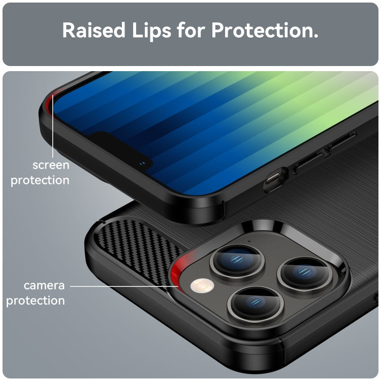 CARBON Zadný obal pre Apple iPhone 14 Pro - čierny
