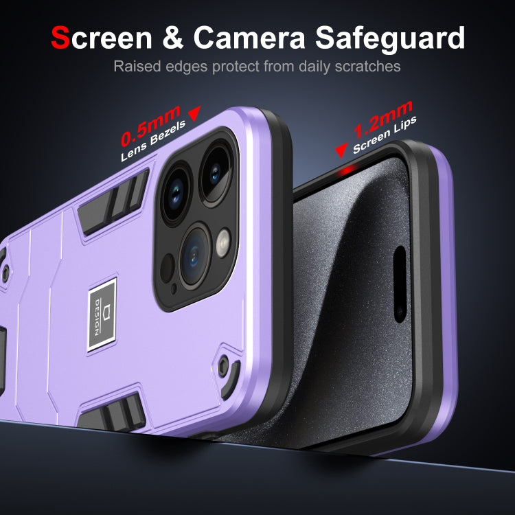 HOLDER ARMOR Tvrdený kryt pre Apple iPhone 14 Pro Max - fialový