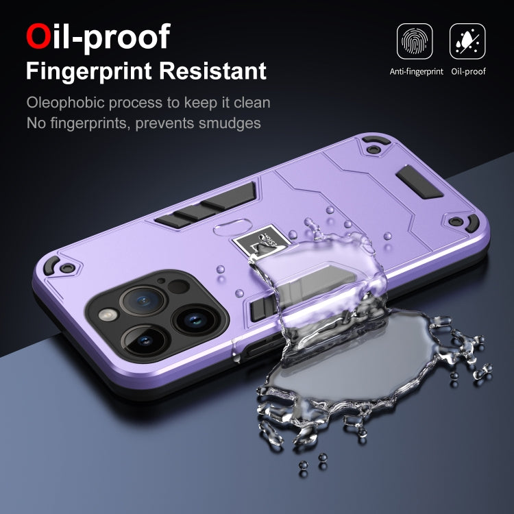 HOLDER ARMOR Tvrdený kryt pre Apple iPhone 14 Pro Max - fialový