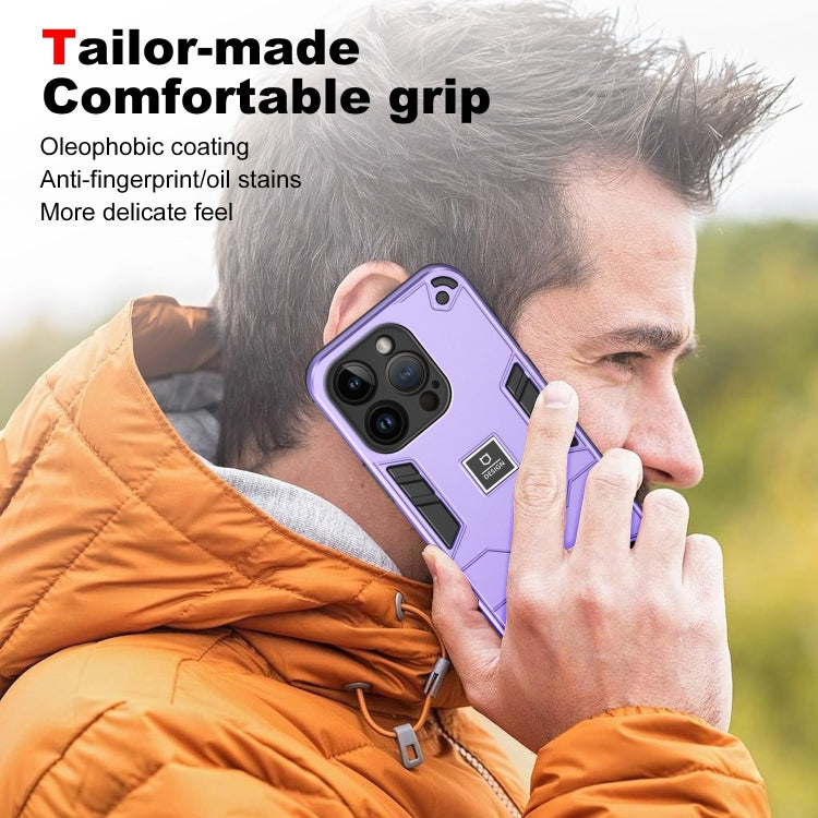HOLDER ARMOR Tvrdený kryt pre Apple iPhone 14 Pro Max - fialový