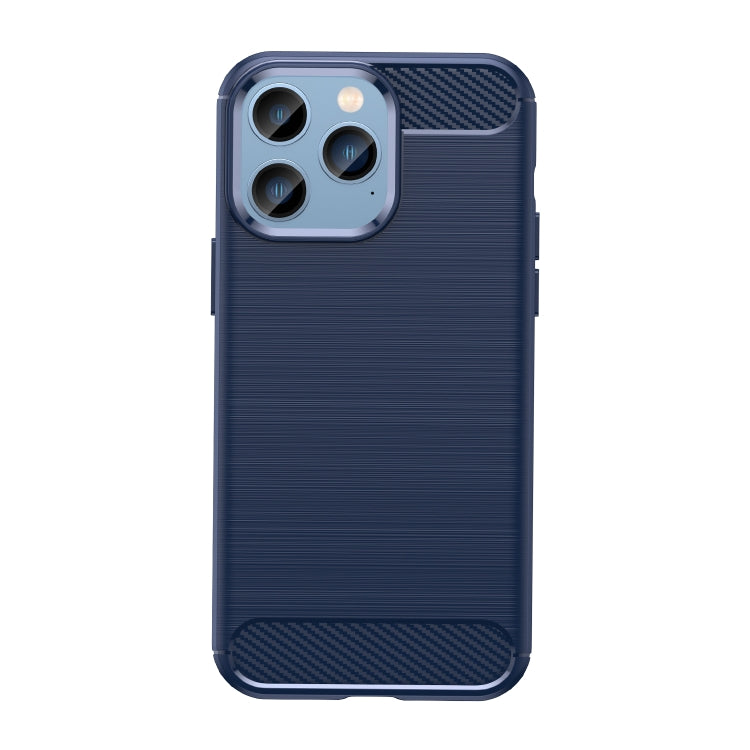 CARBON Zadný obal pre Apple iPhone 14 Pro Max - modrý
