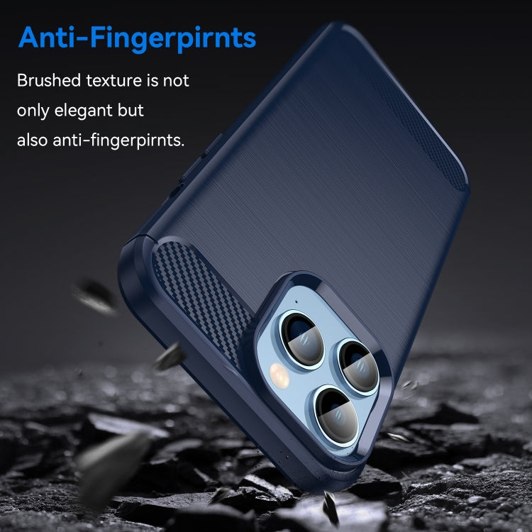 CARBON Zadný obal pre Apple iPhone 14 Pro Max - modrý