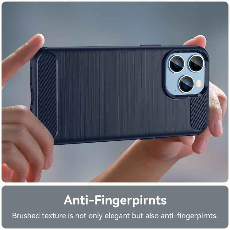 CARBON Zadný obal pre Apple iPhone 14 Pro Max - modrý