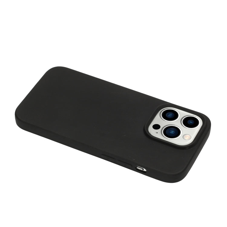 MATT Silikónový obal pre Apple iPhone 14 Pro Max - čierny