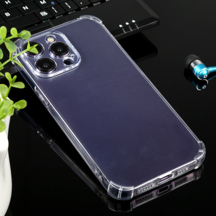 TRANSPARENTNÝ Silikónový obal pre Apple iPhone 14 Pro Max - priesvitný