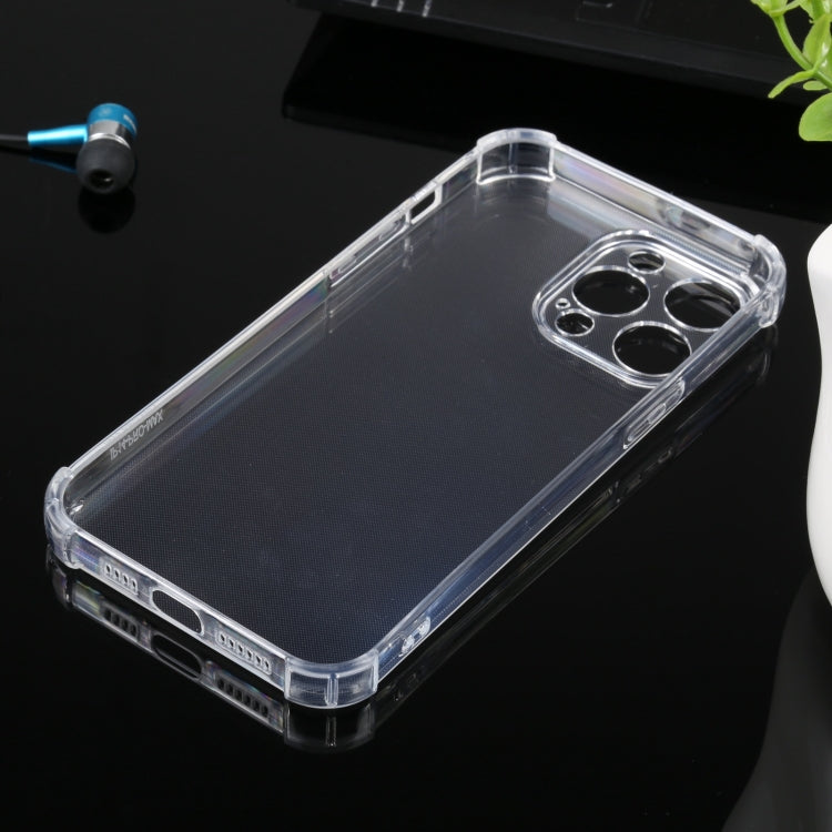 TRANSPARENTNÝ Silikónový obal pre Apple iPhone 14 Pro Max - priesvitný