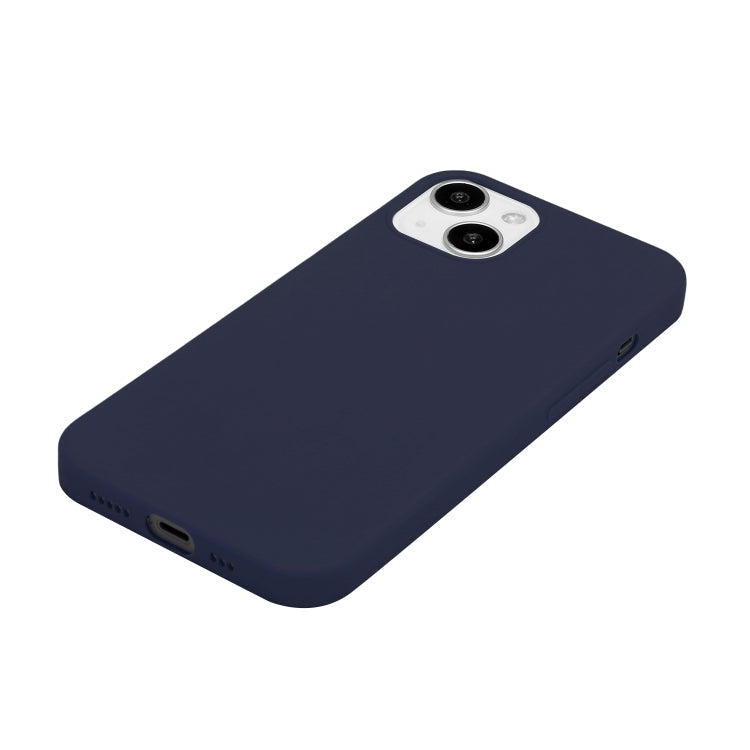 MATT Silikónový obal pre Apple iPhone 15 - modrý