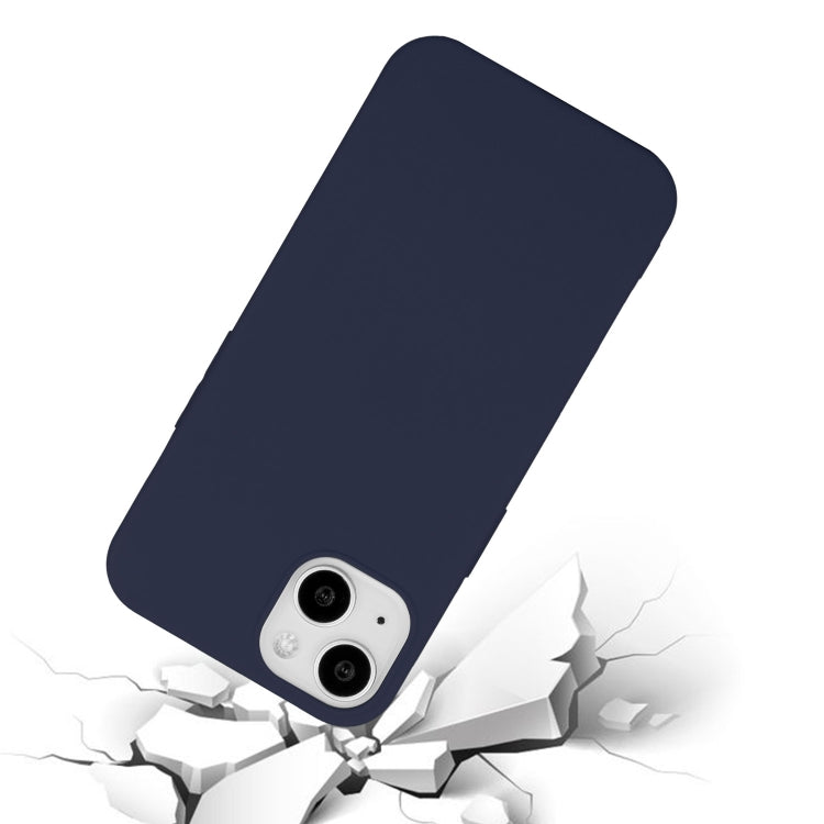 MATT Silikónový obal pre Apple iPhone 15 - modrý