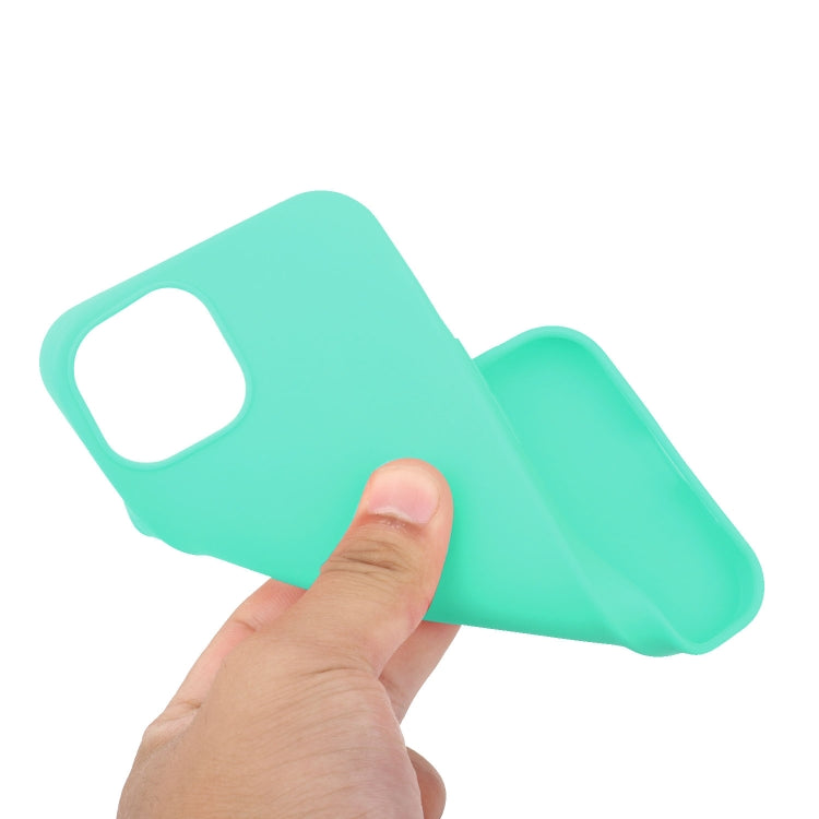 MATT Silikónový obal pre Apple iPhone 15 - mentolový