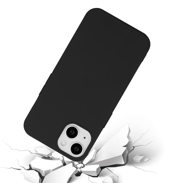 MATT Silikónový obal pre Apple iPhone 15 - čierny