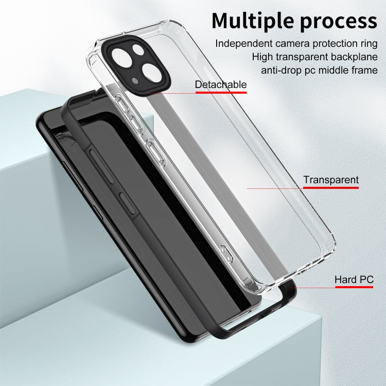FRAME Zadný kryt pre Apple iPhone 15 Plus - čierny