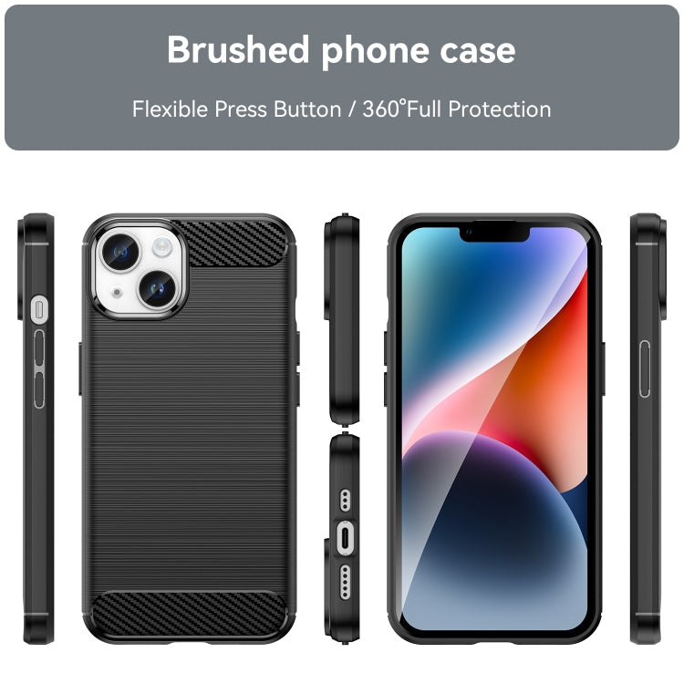 CARBON Zadný obal pre Apple iPhone 15 Plus - čierny