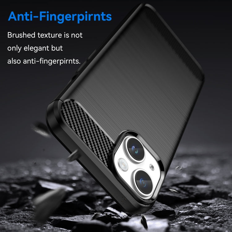 CARBON Zadný obal pre Apple iPhone 15 Plus - čierny