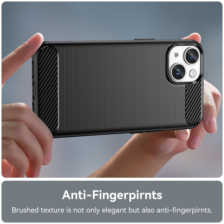 CARBON Zadný obal pre Apple iPhone 15 Plus - čierny