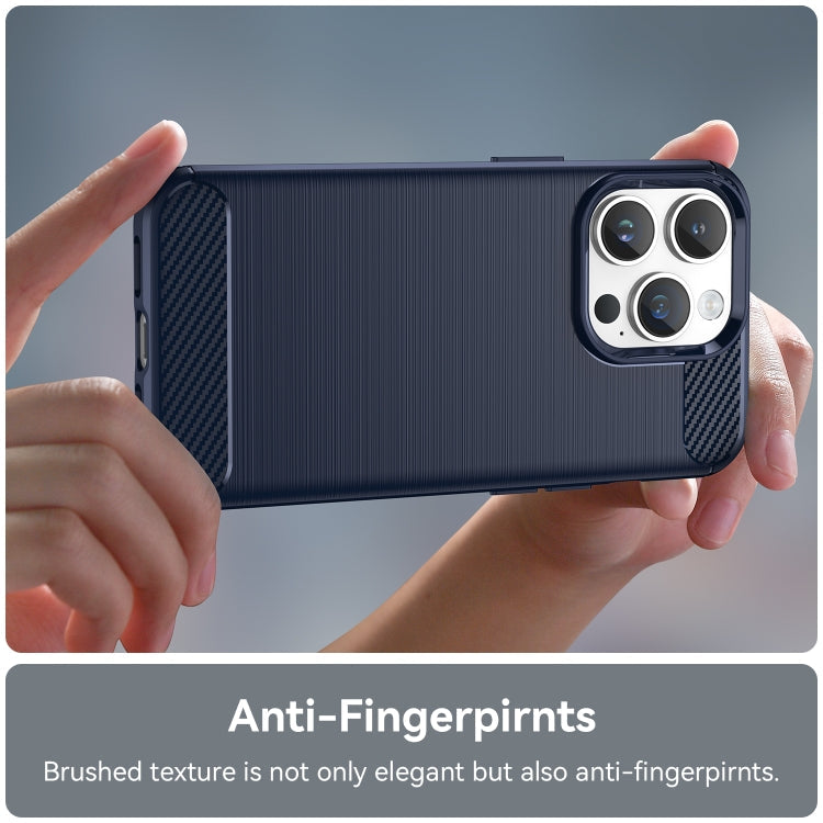 CARBON Zadný obal pre Apple iPhone 15 Pro Max - modrý