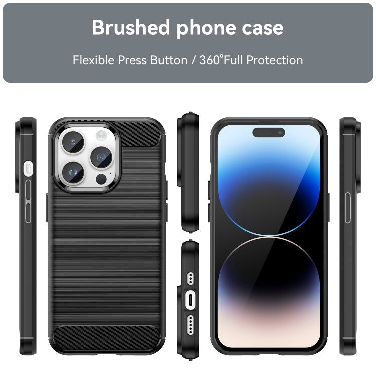 CARBON Zadný obal pre Apple iPhone 15 Pro Max - čierny